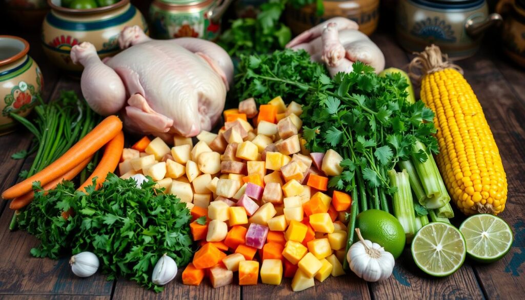 caldo de pollo ingredients