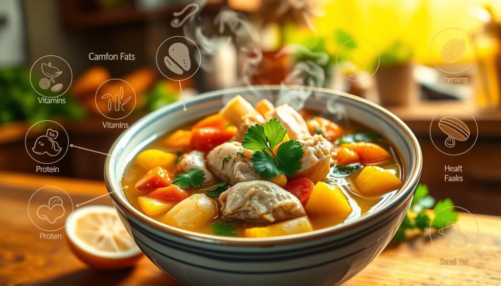 caldo de pollo nutritional benefits