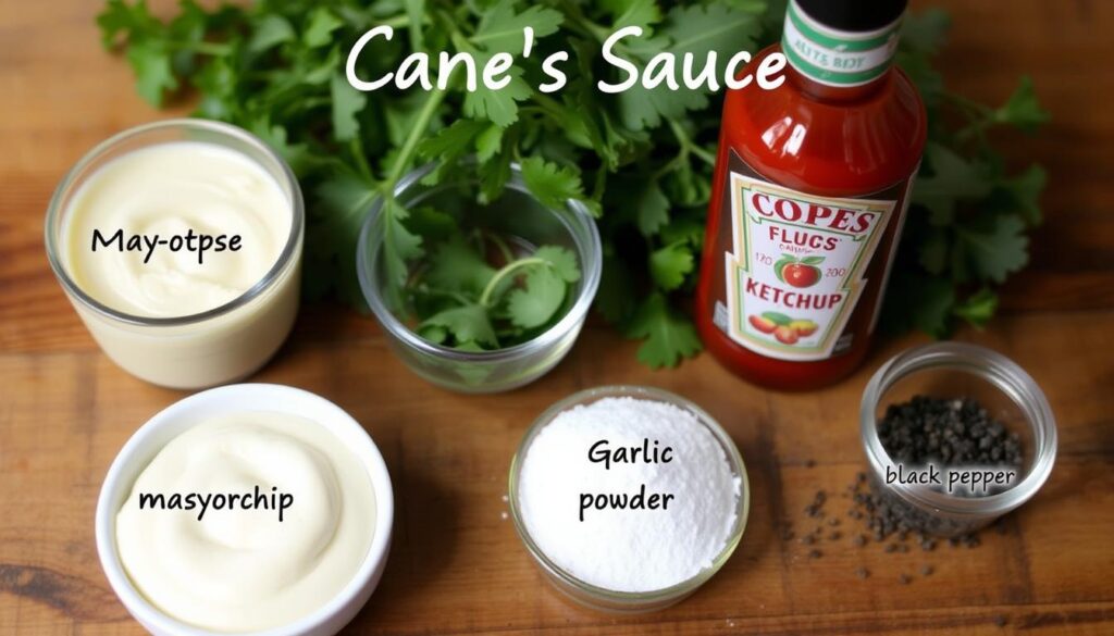 Cane's Sauce Ingredients