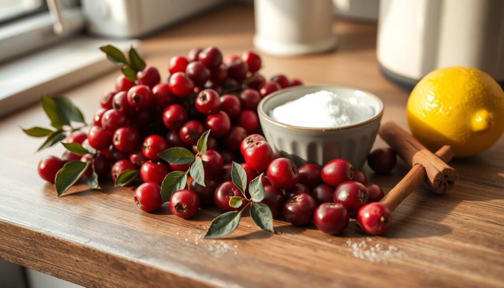 Cranberry sauce ingredients